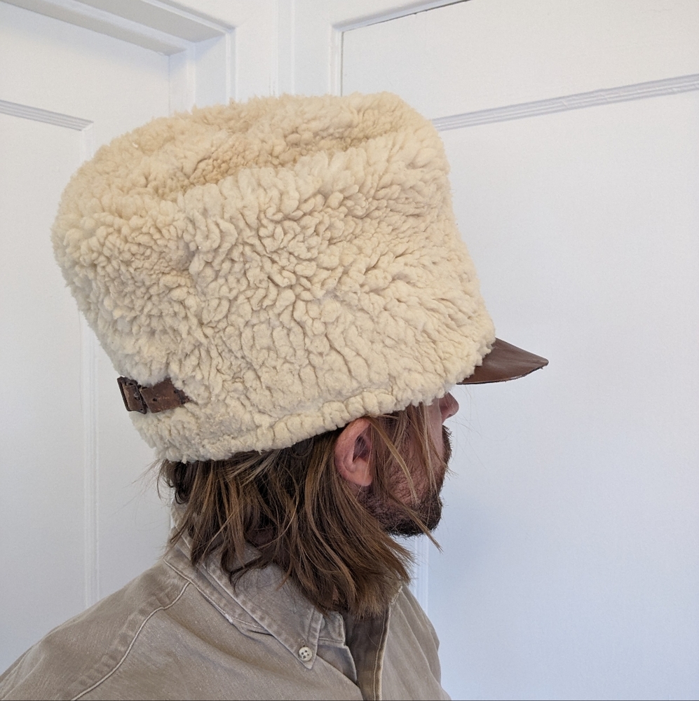 Vintage military wool hat